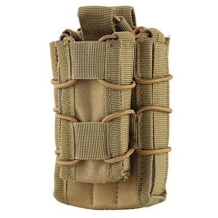 Molle Tactical Magazine Pouch Dubbeldäckare Single Airsoft Tactical AK AR M4 AR15 Rifle Pistol Mag Carrier Pouch