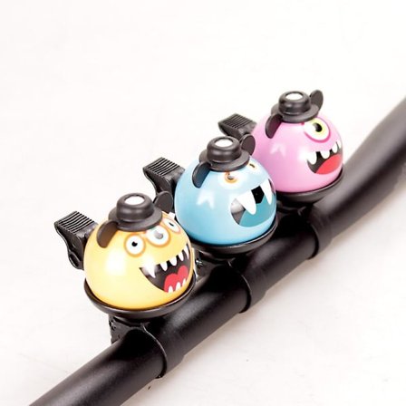 Sykkelklokke for barn - 360 roterende sykkelklokke for jenter og gutter med høy klar ring