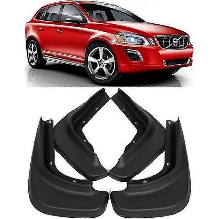 Passende stænkskærme for og bag Mud Flaps Passer til 2008-2013 Volvo XC60 R-Design