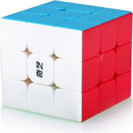 Speed Cube 3x3 3x3x3 Klistermærkefri Magisk Puslespil Magisk Speed Cube