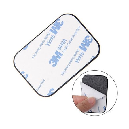 2-PACK Metallplatta för Mobilhållare (Magnethållare)