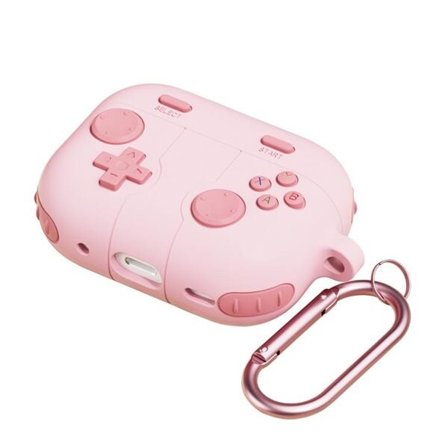 Silikonecover i game controller-design til AirPods Pro 3 – Pink