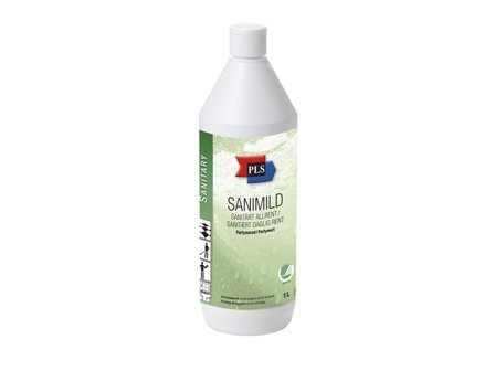 PLS Sanitetsrent Sanimild parfymerad 1L - Lyreco - Städ och hygien - Rengöringsmedel - Sanitetsrent