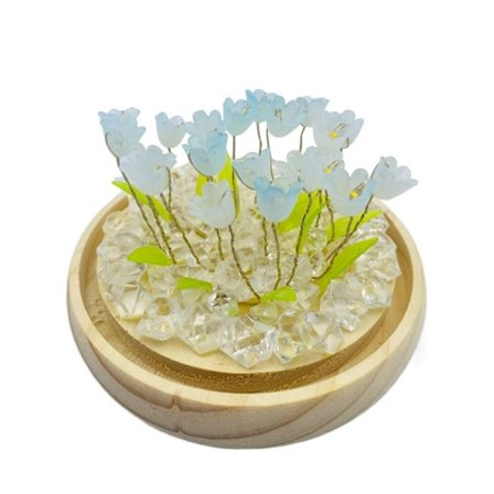 Tulip Nattlys Blomsterlampe BLÅ