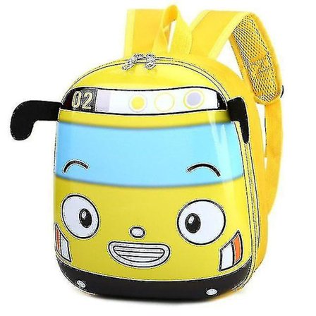 Suloinen edullinen koululaukku lapsille, lasten sarjakuva 3D-auton muotoinen koululaukku, päiväkodin kirjakassi pojille ja tytöille, lapsen S (