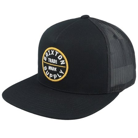 Brixton - Svart trucker Keps - Oath Hat Black/Black Trucker @ Hatstore