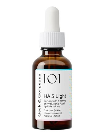Geek & Gorgeous Ha 5 Light Hyaluronic Acid Serum - Nude - 30 ML