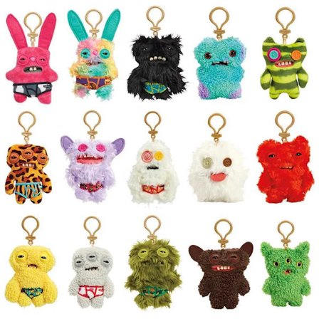 Original Fuggler Morsom Stygg Monster Plysj Leketøy Gal Kanin Søte Tenner Stjerne Monster Utstoppet 11cm Plysj Leketøy GaveXJ250314.Ca