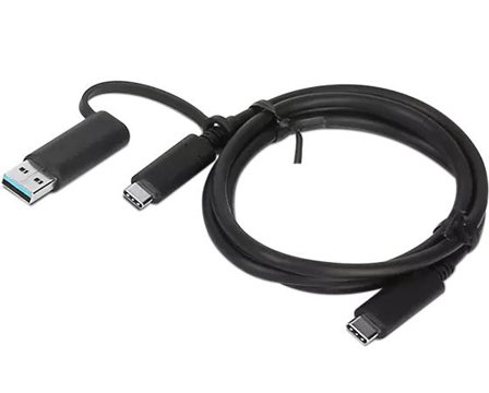 Lenovo USB type C-kabel - 24 pin USB-C til 24 pin USB-C - 1 m