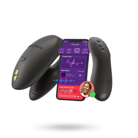 We-Vibe Chorus Pro Black - Vuxen.se - Samlagsvibrator, parvibrator, sexvibrator med och utan fjärrkontroll