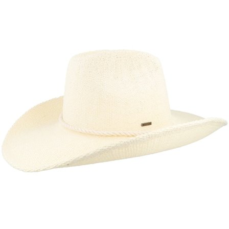 Brixton - Weiss Straw Hut - Austin Cowboy Bone Straw Hat @ Hatstore