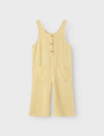 Lil'Atelier Nmfdolie Loose Culotte Overall Lil - Yellow - 122