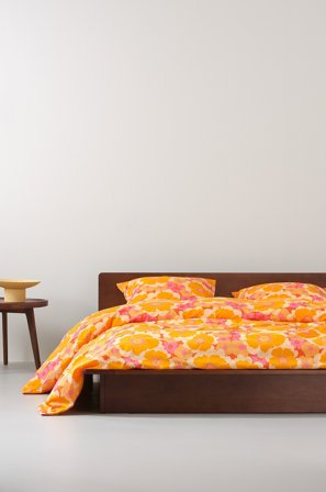 Jotex - Dynetrekksett Dobbeltseng Økologisk Gul - FRIDA - Kjøp Dobbeltseng hos Jotex