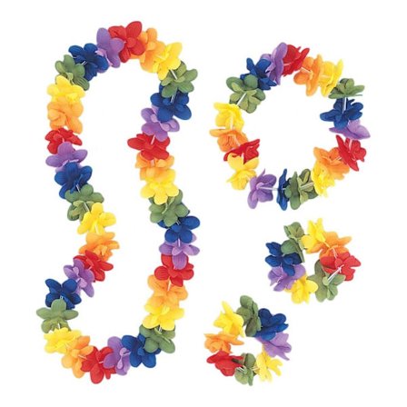 Hawaiisett Voksen - Krans Hawaii