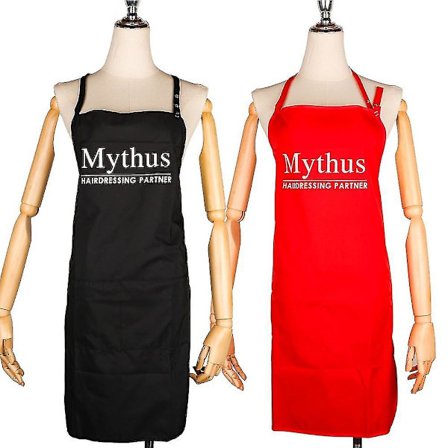 Frisørforkle med justerbar belte, klippekappe for hår