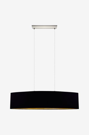 EGLO - Pendellampe Maserlo Black /Gold 100 mm - Sort - Loftpendler - Fra Homeroom