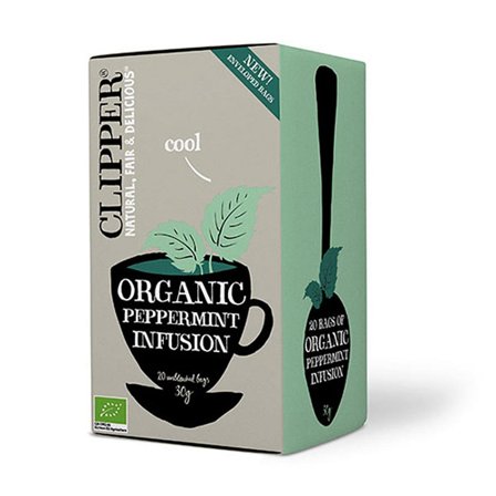 Clipper Pebermynte Te Ø 20 breve, Helse & Madvarer, Te, Øvrig Te