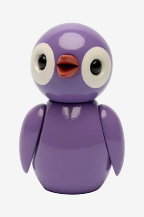 Spring Copenhagen - Trädekoration Spring Birds 6,5 cm - Lila - Prydnadssaker - Från Homeroom