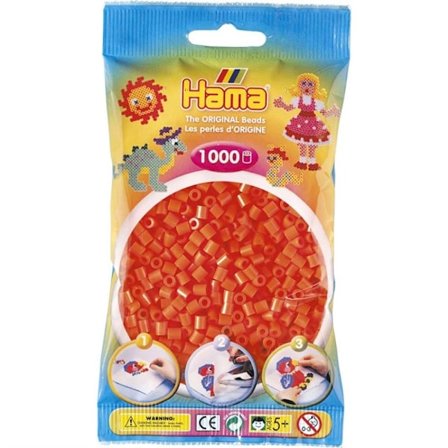 Hama Beads Midi 1000 stk, Orange
