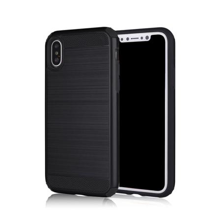 Iphone X/xs - Svart Skal Som Är Mjukt Inuti & Hårt Utanpå! Svart