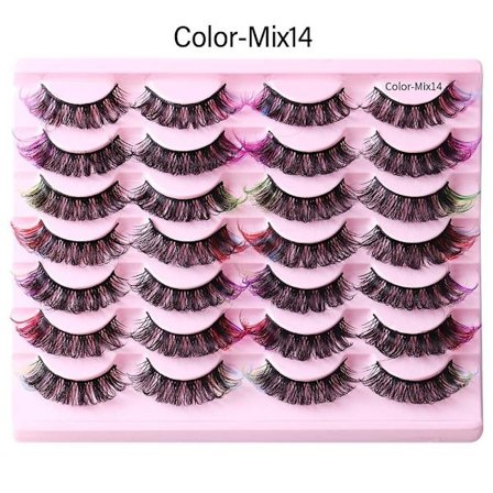 Colored Lashes Mink Lashes Luonnolliset tekoripset - spot-ale