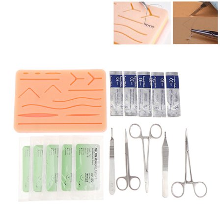 Skin Suture Practice Silikon Pad Set for Training Kit
