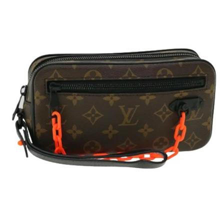 Louis Vuitton Vintage Pre-owned Canvas clutches , Bruin , Dames , Maat: ONE Size Vintage Tassen