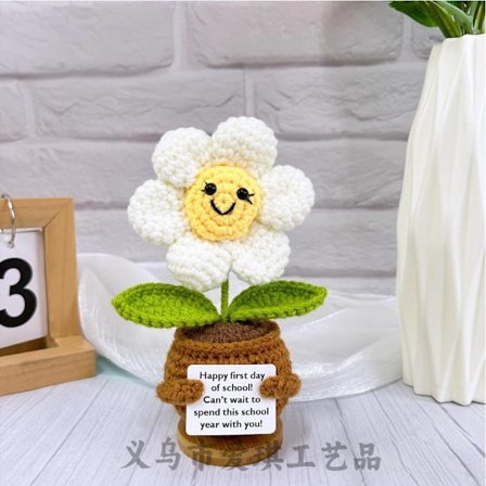 Amazons bästsäljande ull Emotional Support groda handvirkade ornament positiv energi kort