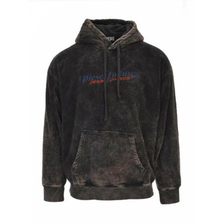 Diesel, Sweatshirts Hoodies Bruin, Heren, Maat:M,Katoen