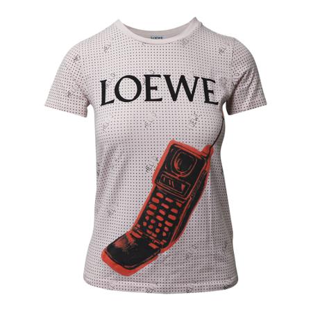 Loewe Pre-owned, T-Shirts Roze, Dames, Maat:M