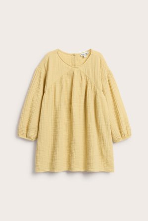 Kappahl | Klänning i muslin Gul 110/116 | Gul