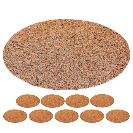 10 stk. Redekasse til duer Duer Vagtler Små fugle Redepude Dueæg Redekasse Kokosfibermåtte 10 cm