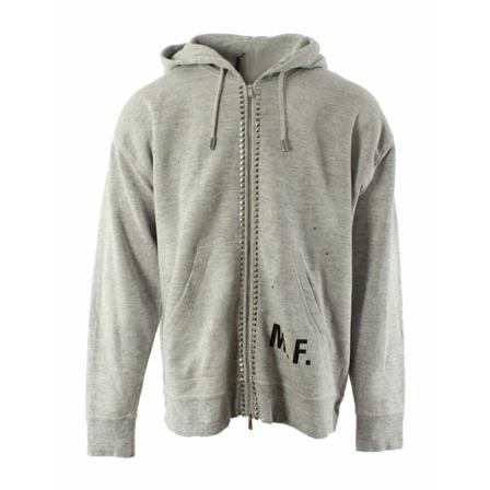 Dsquared2 Zip-throughs , Grijs , Heren , Maat: L Hoodies & sweatvesten