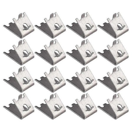 16 stk. Kjøleskapshylle Klips Kjøleskapsstøtte Klemme Verktøy Tilbehør