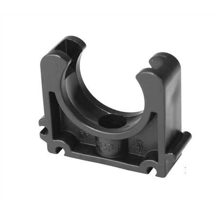 Georg Fischer KLIP-IT 061 Rørklammer uten overdel, svart 16 mm, Installasjon