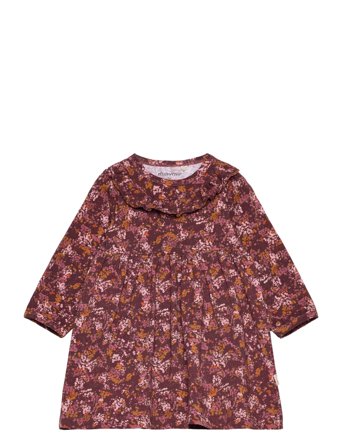 Minymo Dress Ls Aop - Pink - 50