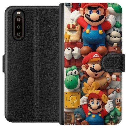 Kompatibelt Plånboksfodral till Sony Sony Xperia 10 II Super Mario Ikonisk Karaktärskollage