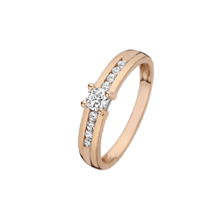 Isabel Bernard La Concorde 14 Karat Roséguld Ring Ringar Dam 58