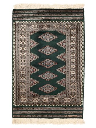 Medaljong- Lite Pakistan Bokhara 2Ply Teppe 79X120 Ull
