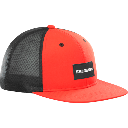 Salomon - Bonnets et casquettes Trucker Flat Cap - Cherry Tomato / Cherry Tomato - S/M