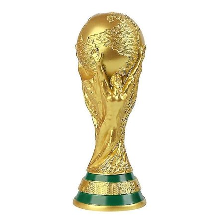VM-fotball Qatar 2022 Gulltrofé Sportsminne Replika Fotballfans Gave - 13cm