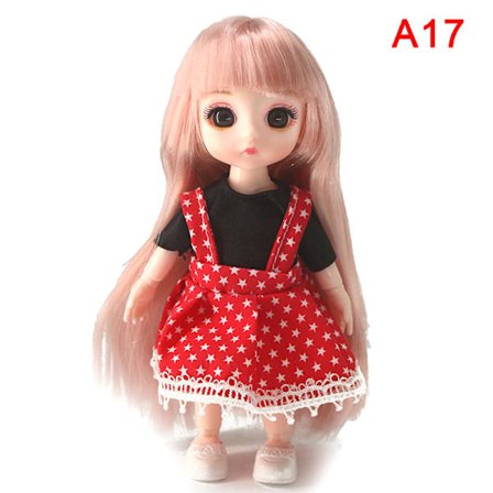 BJD 16CM Doll Casual Fashion Princess Clothing Dress Accessories