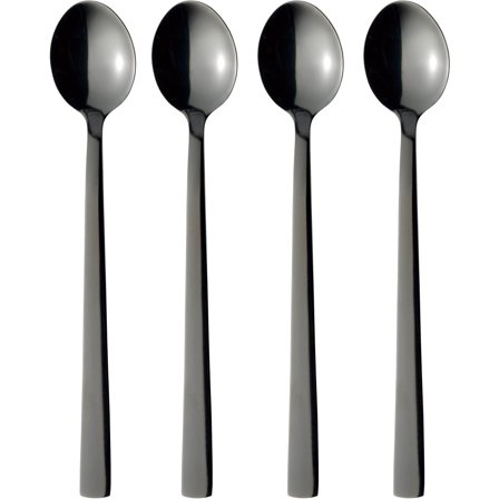 Aida RAW Café Latte Ske 4 stk. Sort | KitchenOne