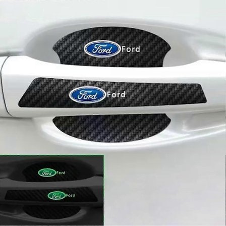 8 stk. Selvlysende Bil Dørhåndtag Skål Mærkater Høj Elastisk Skål Klistermærke Egnet Kompatibel med Mitsubishi-Perfet