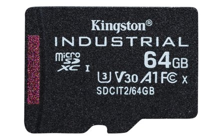 Kingston Industrial - flashminnekort - 64 GB - microSDXC UHS-I