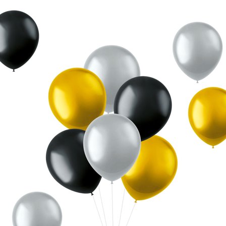 Balloner Metallic Chrome Mix 50-pak