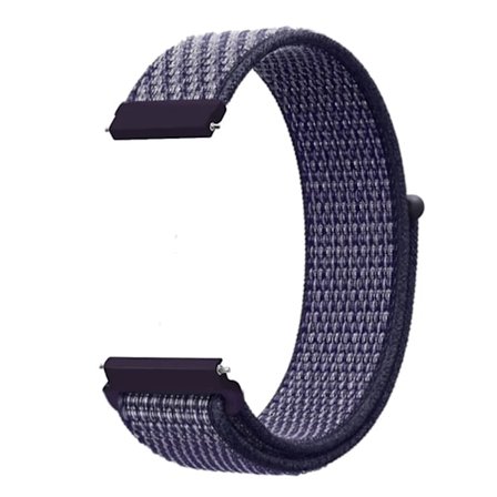 20 22mm Nylon Klockarmband För Garmin Vivoactive 3 4 5/Venu 2 Plus/Venu 3/Forerunner 55 158 265 965 745 645 255 Music Loop Armband