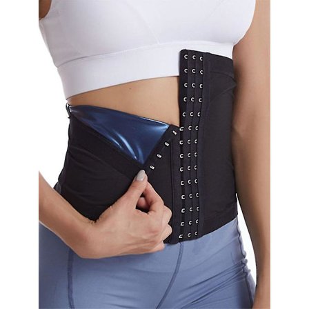 Bastu Korsett Waist trainer Pärmar Shapers Slimming Bälte Underkläder Mage Slida Kroppar För Kvinnor Body Shaper Shapewear,blå 01