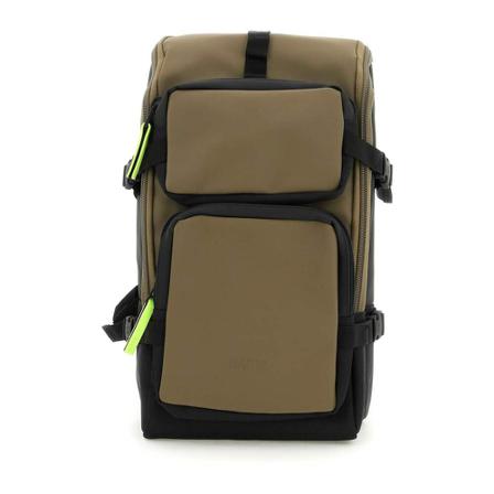 Rains Rugzaks , Beige , Heren , Maat: ONE Size Rugzakken