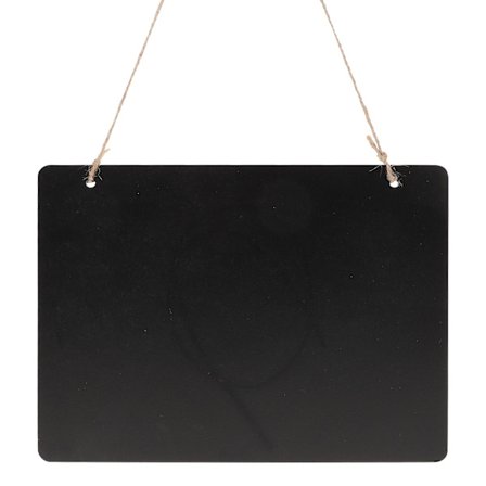 Menu tavle med reb sort tavle vægindretning skilt hængende